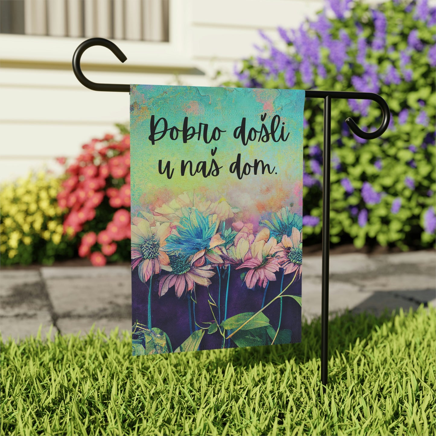 "Dobro Dosli" Garden & House Banner