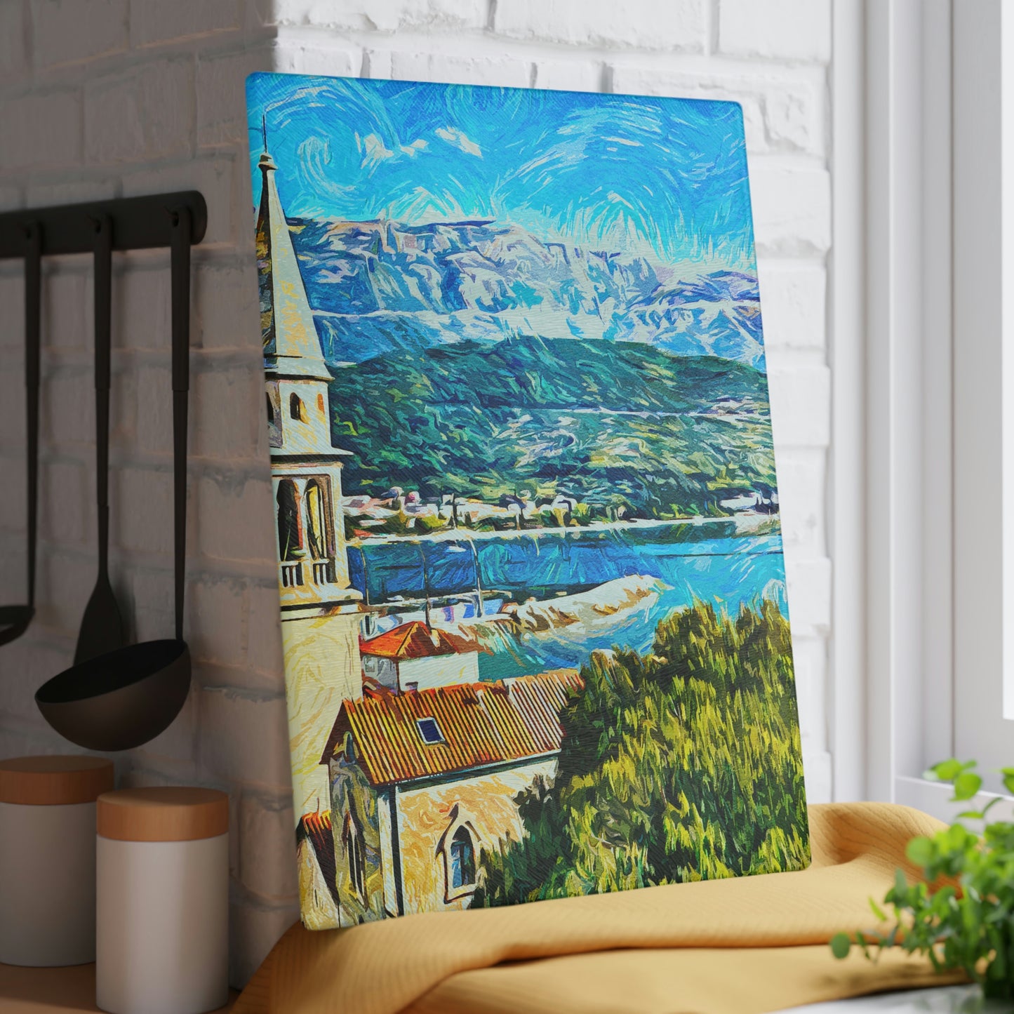 Budva Glass Cutting Board / Budva Staklena Daska za Sečenje