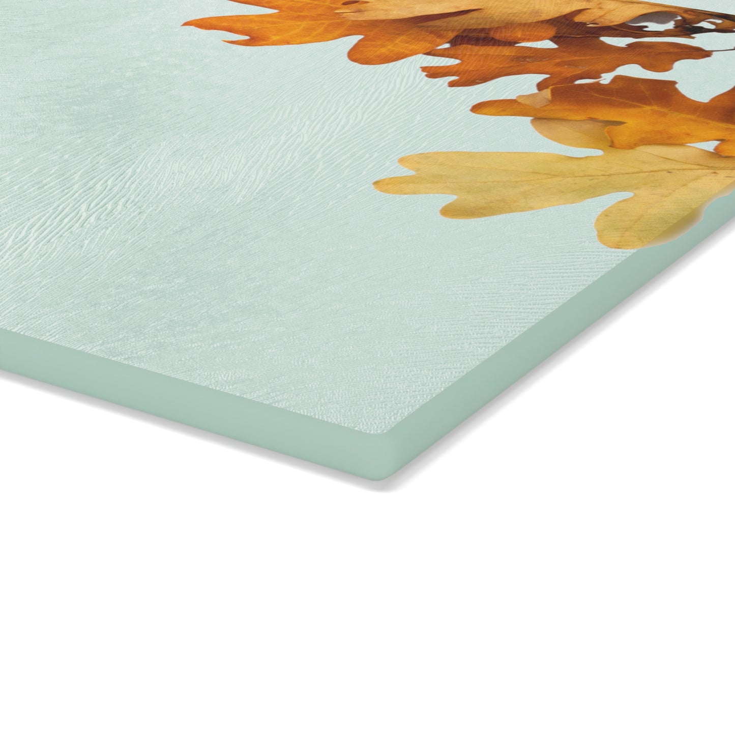 Oak Leaves - Glass Cutting Board / Staklena Daska za Sečenje /