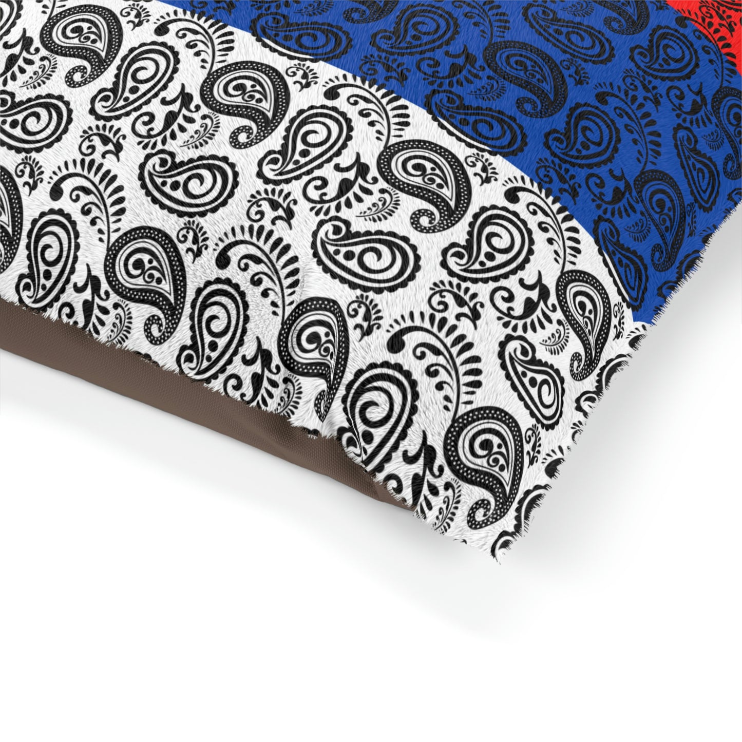 Serbian Colours Paisley Bandana Look Pet Bed