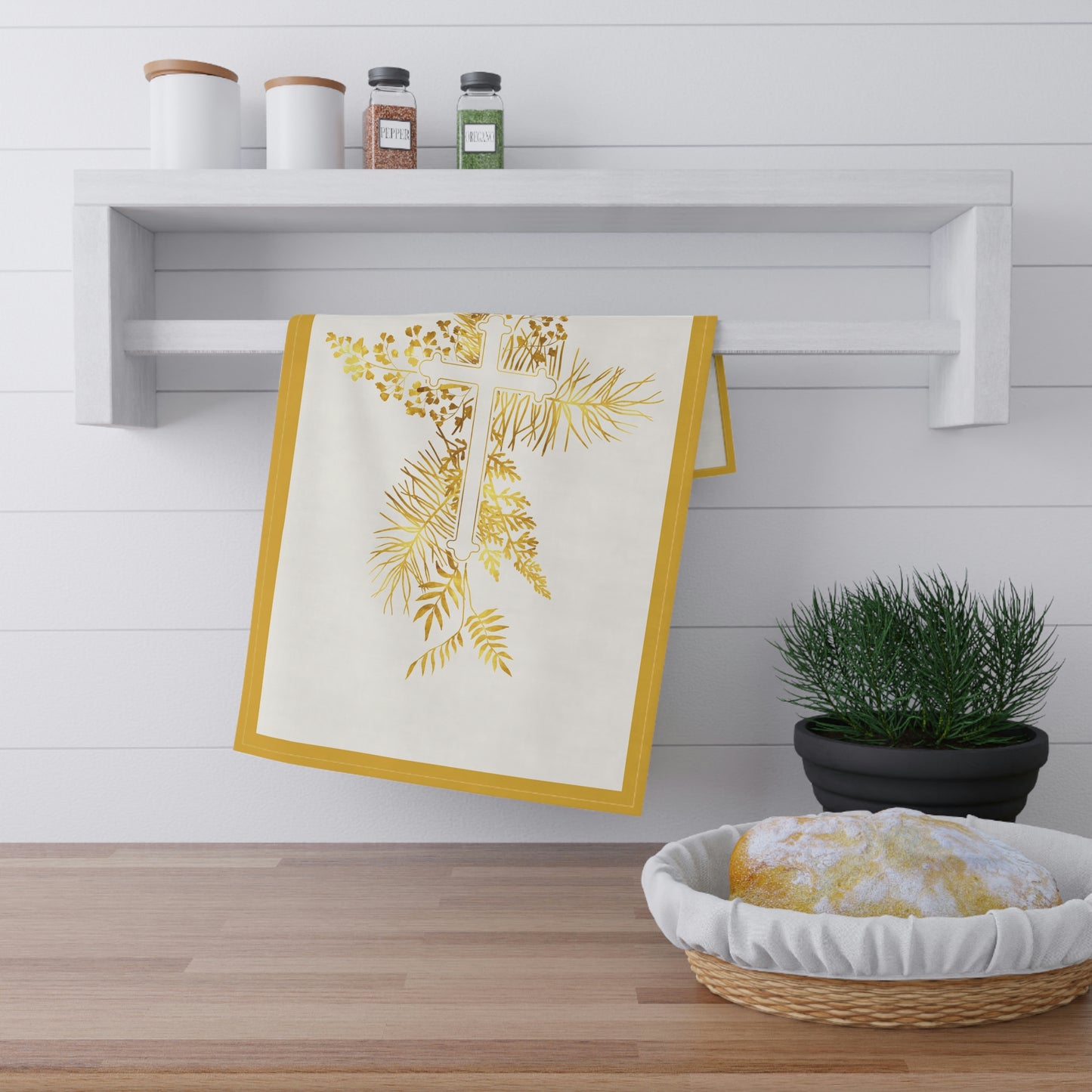Orthodox Cross Kitchen Towel / Kuhinjski Peškir