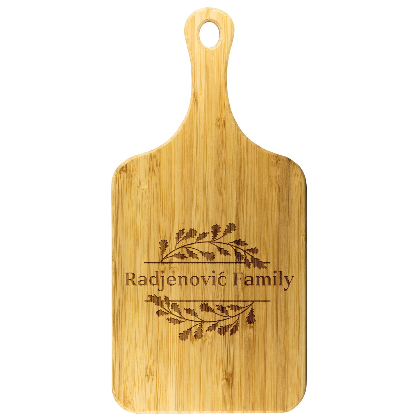 Personalized Cutting Board, Wood with Handle