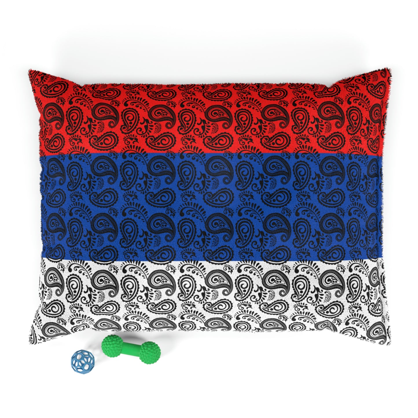 Serbian Colours Paisley Bandana Look Pet Bed