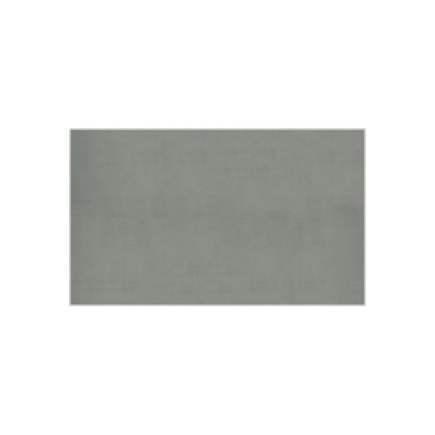 Outdoor/Indoor Rug - Black with Modern Mauve Graphic Leaves - Welcome / Добро Дошли Cyrillic