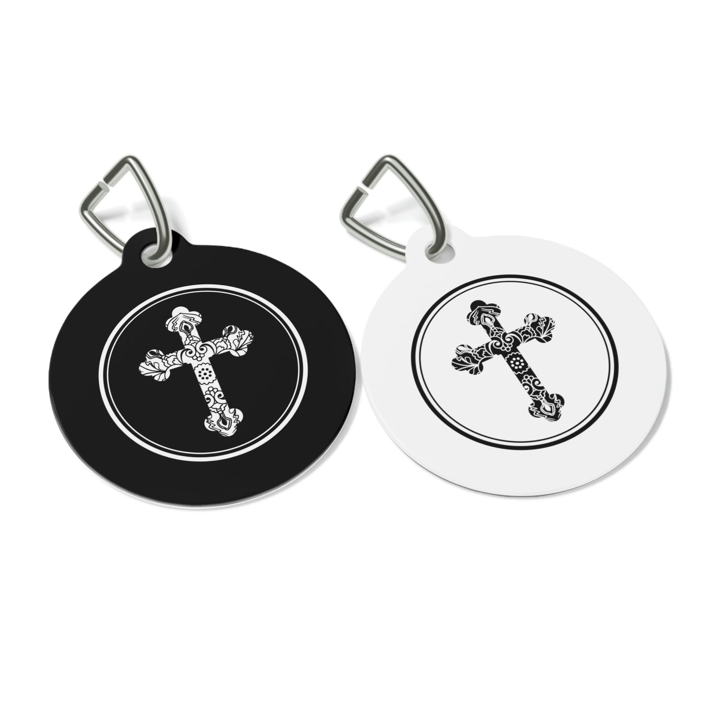 Serbian Orthodox Cross Pet Tag