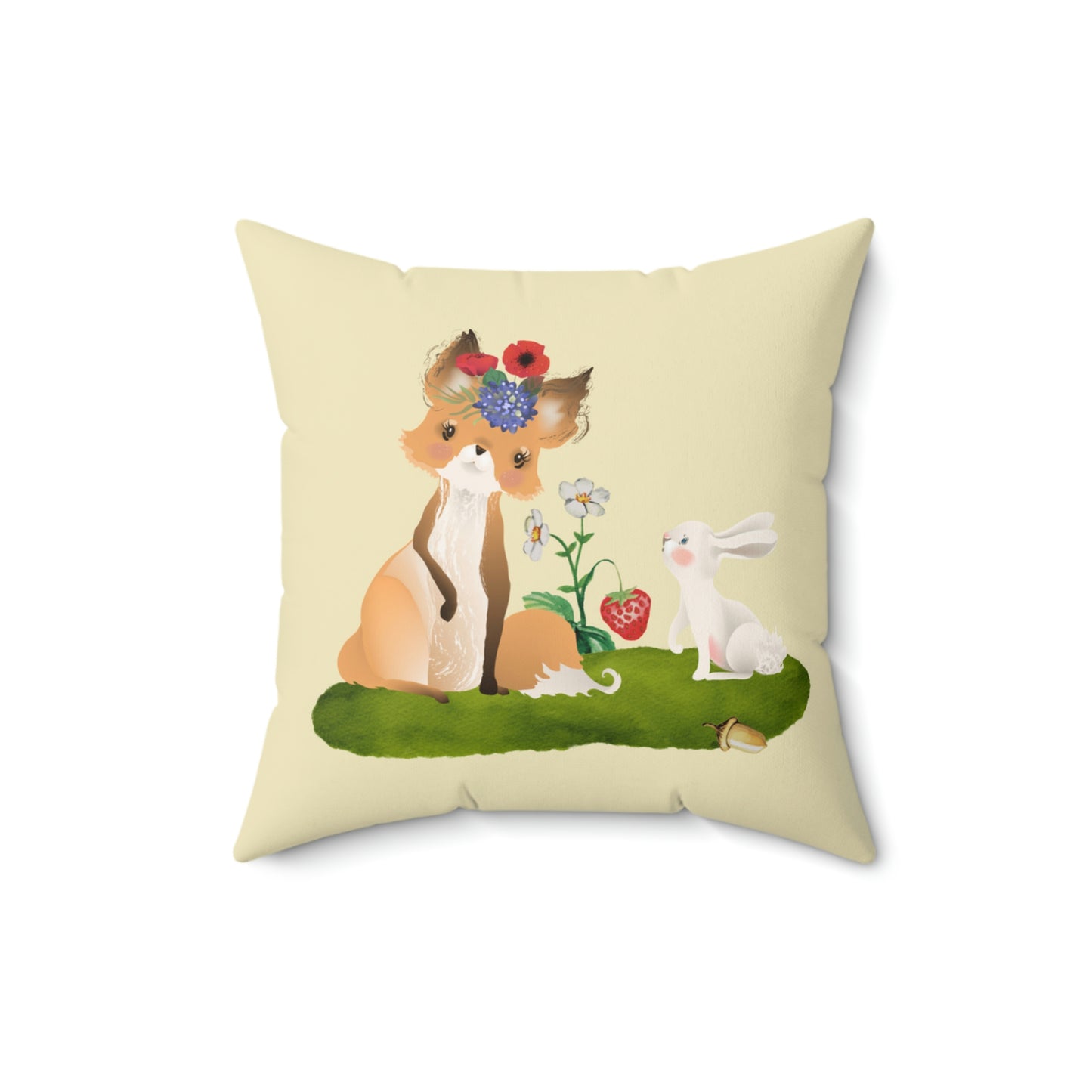 Enchanted Forest Personalized Double Sided Suede Feel Pillow