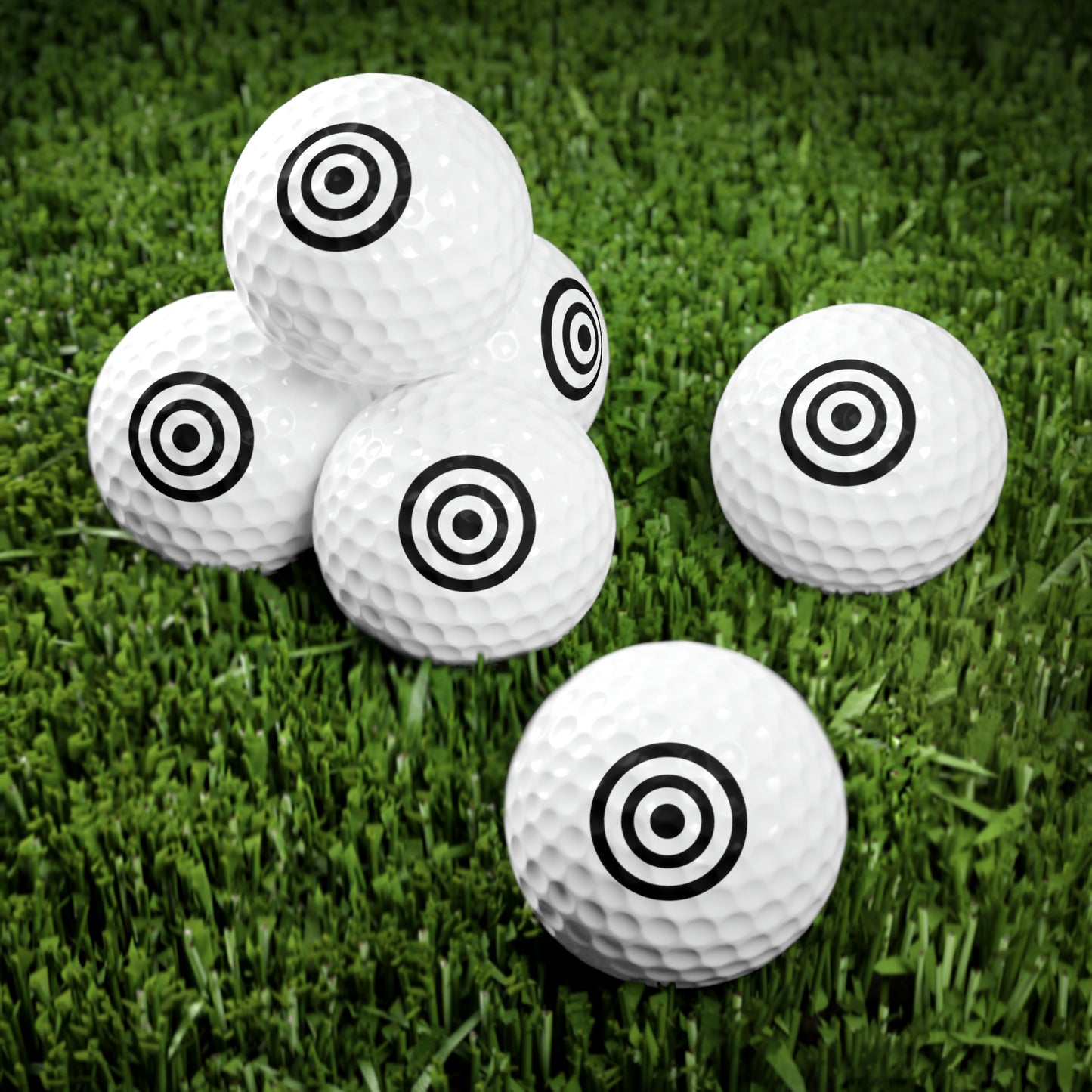 Target Golf Balls, 6pcs
