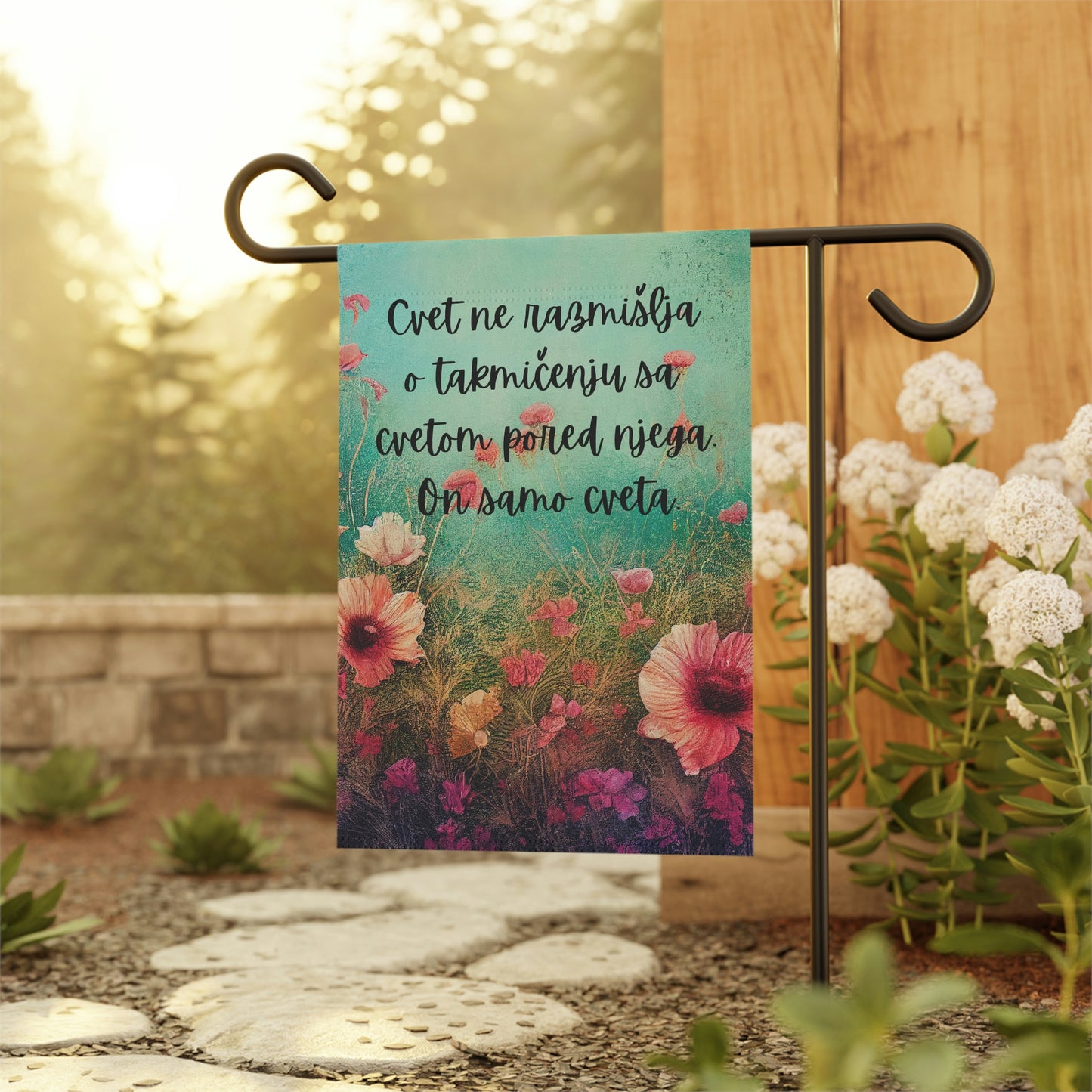 Garden & House Banner "Cvet ne razmišlja o takmičenju"